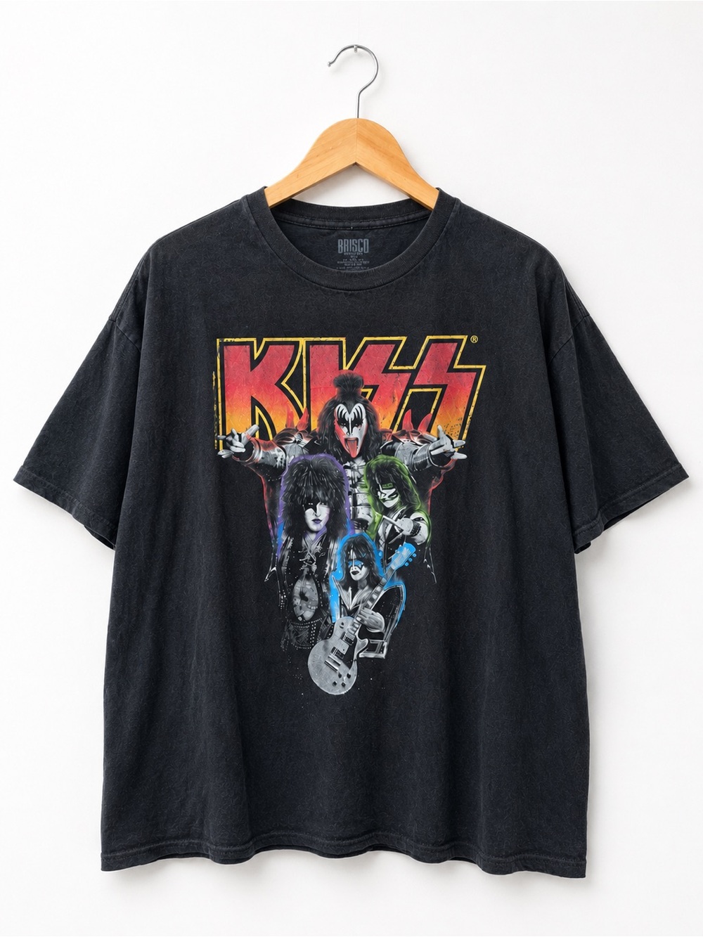 KISS Graphic Band Tee - Black